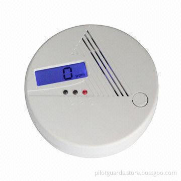LCD Carbon Monoxide Detector with Japanese Sensor, 9V DC Battery, ABS Housing, OEM and ODM Services